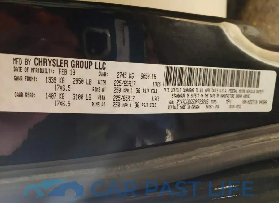2C4RDGDG5DR723205# 13