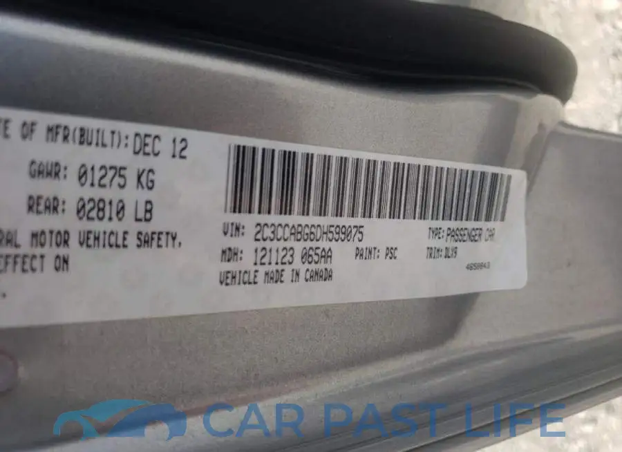 2C3CCABG6DH599075# 10