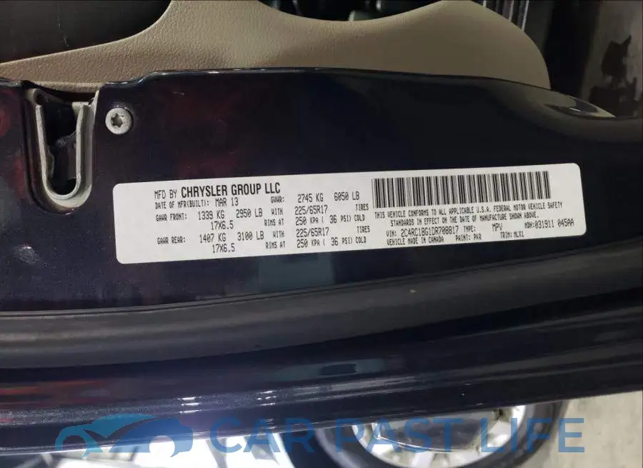 2C4RC1BG1DR708817# 10