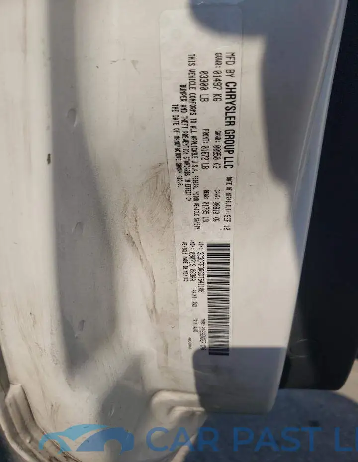 3C3CFFDR6DT541106# 10