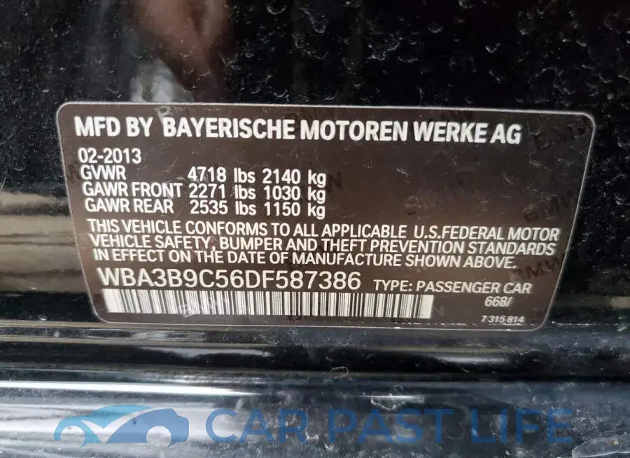 WBA3B9C56DF587386# 12