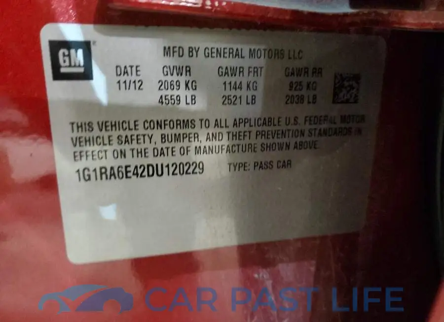 1G1RA6E42DU120229# 12