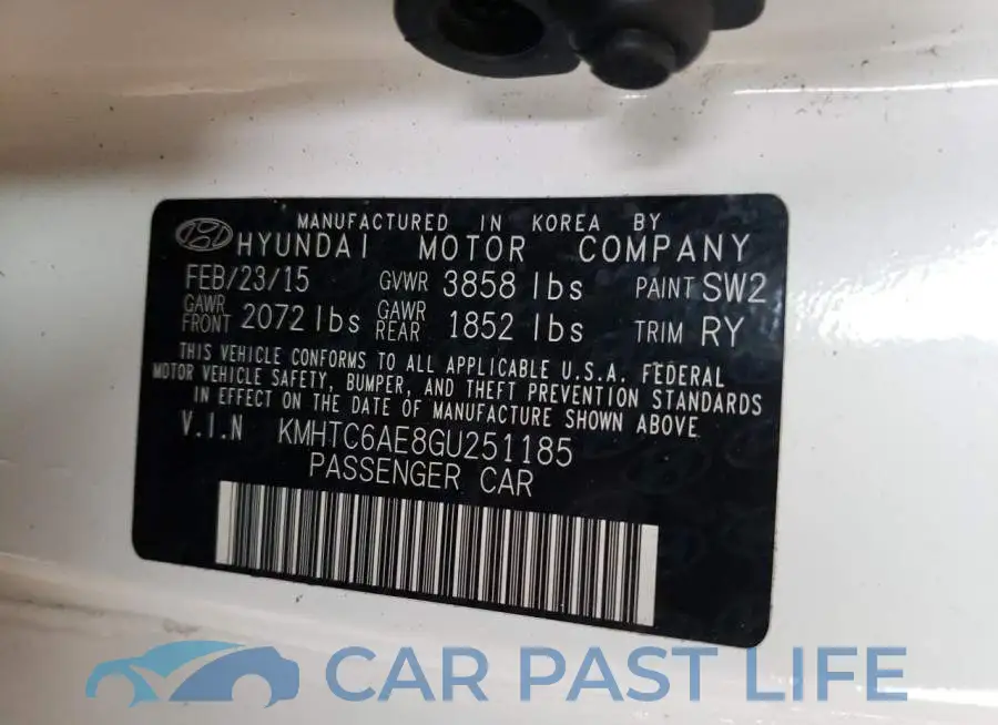 KMHTC6AE8GU251185# 13