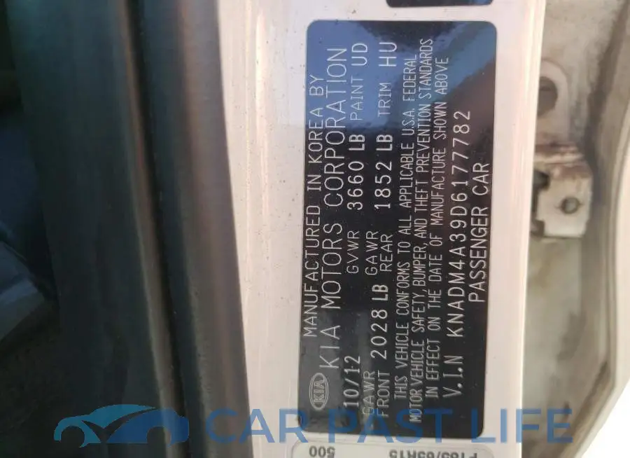 KNADM4A39D6177782# 10