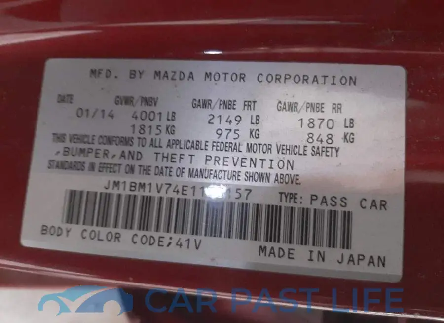 JM1BM1V74E1173157# 12