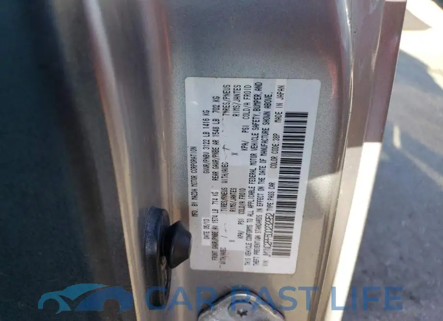 JM1NC2PF6D0232952# 10