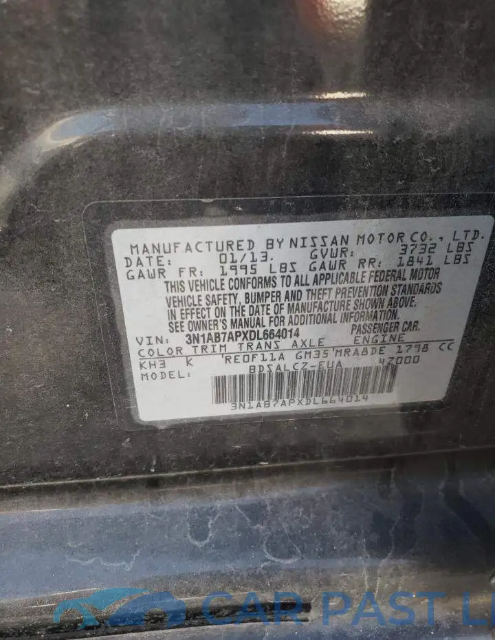 3N1AB7APXDL664014# 12