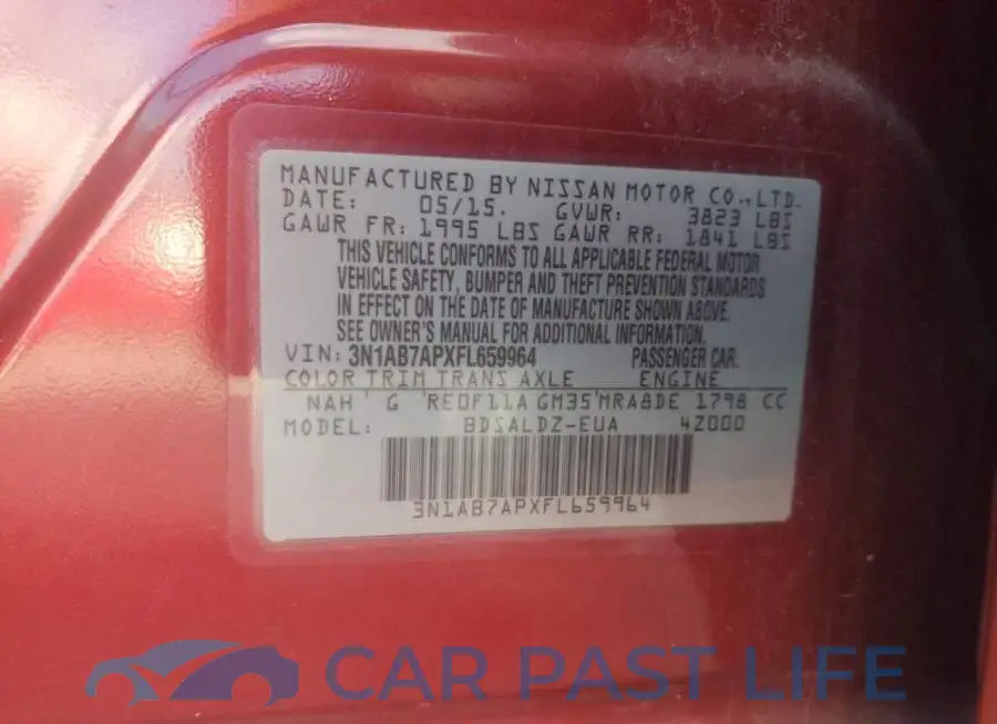 3N1AB7APXFL659964# 12