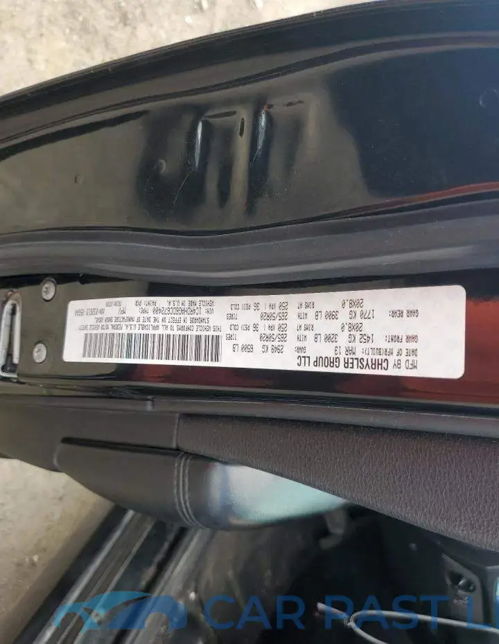 1C4RDHAG6DC672400# 10