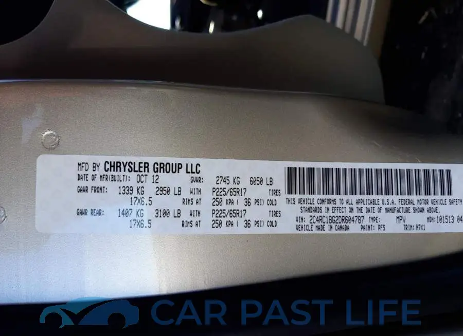 2C4RC1BG2DR604787# 13