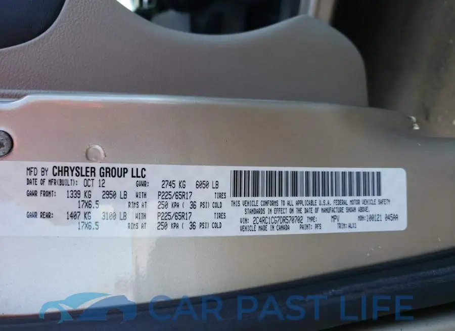 2C4RC1CG7DR570702# 14