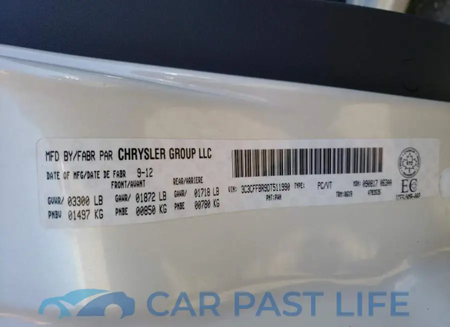 3C3CFFBR9DT511990# 10