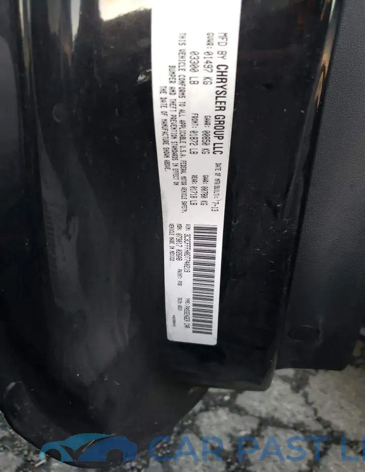 3C3CFFFH0DT740219# 12