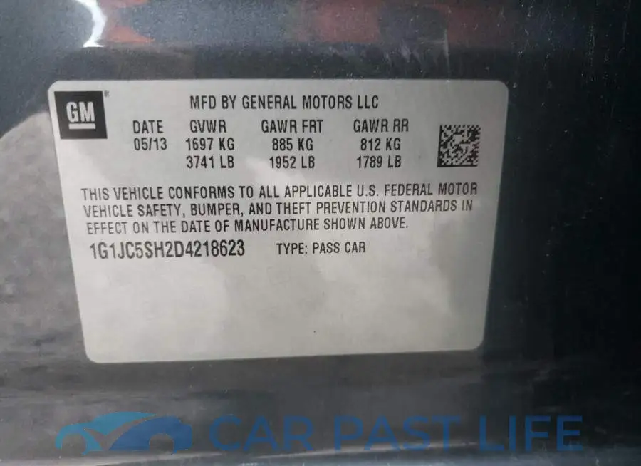 1G1JC5SH2D4218623# 10