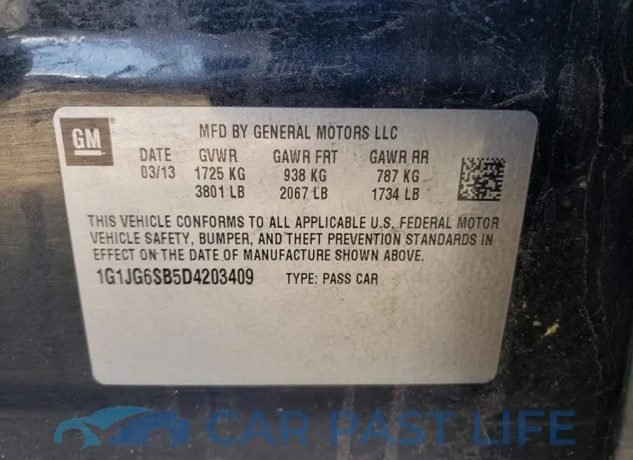 1G1JG6SB5D4203409# 12