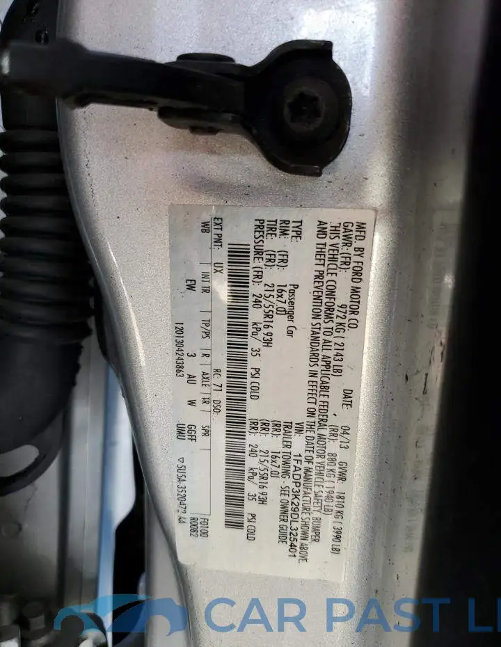 1FADP3K29DL325401# 13