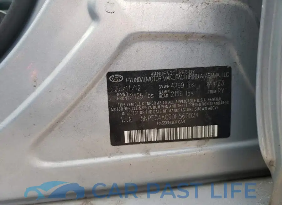 5NPEC4AC9DH560024# 10