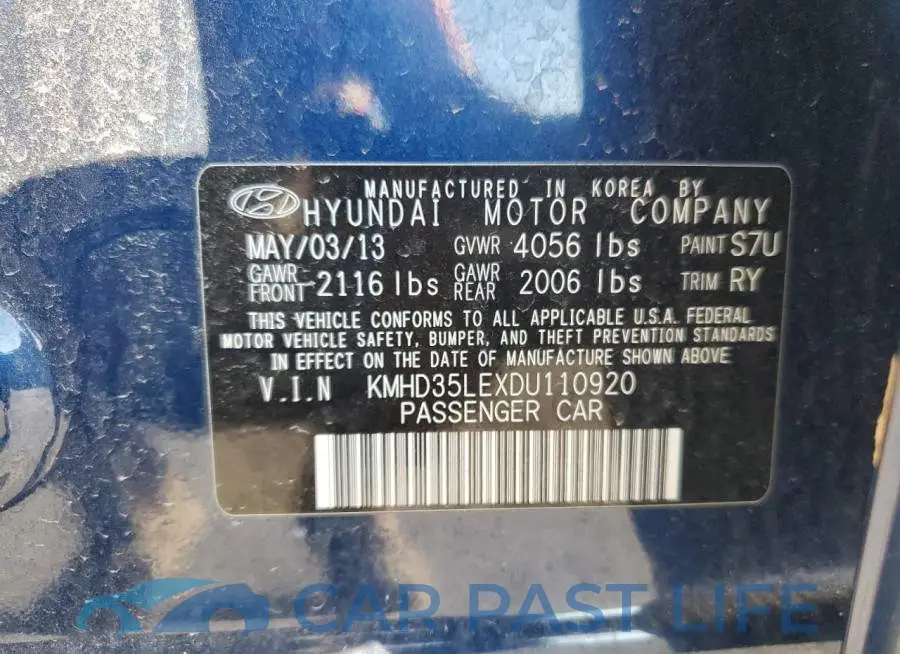 KMHD35LEXDU110920# 13
