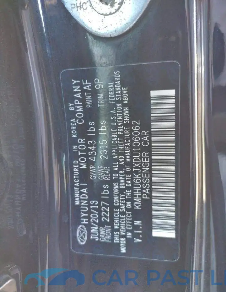 KMHHU6KJXDU106062# 10