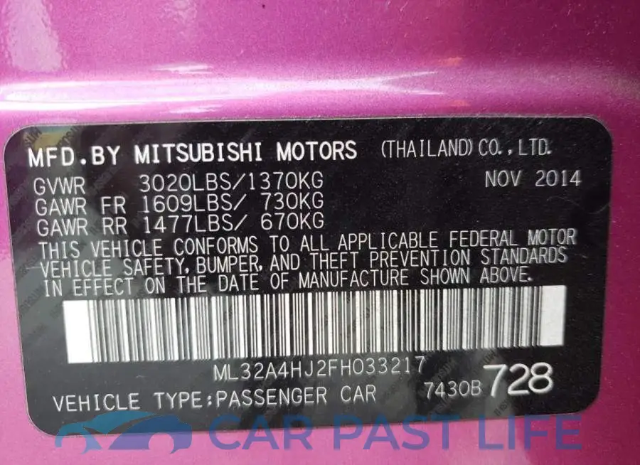 ML32A4HJ2FH033217# 10
