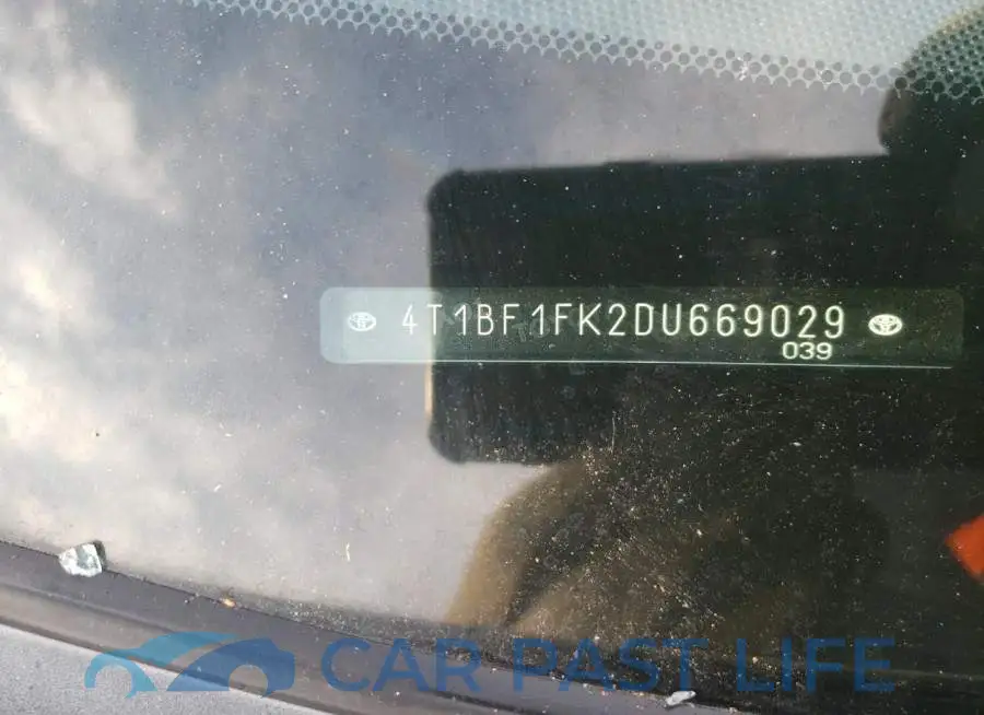 4T1BF1FK2DU669029# 12