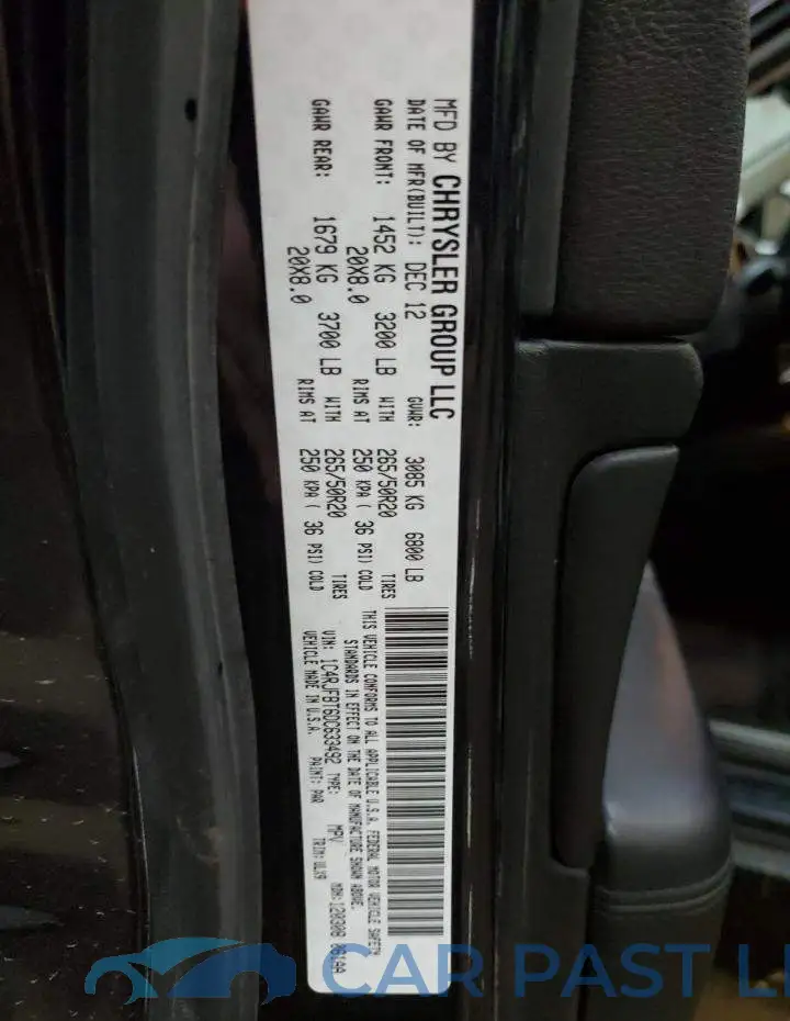1C4RJFBT6DC633492# 13