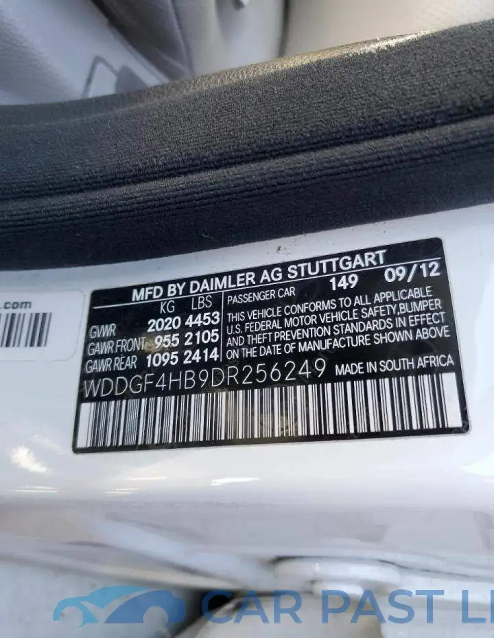 WDDGF4HB9DR256249# 12