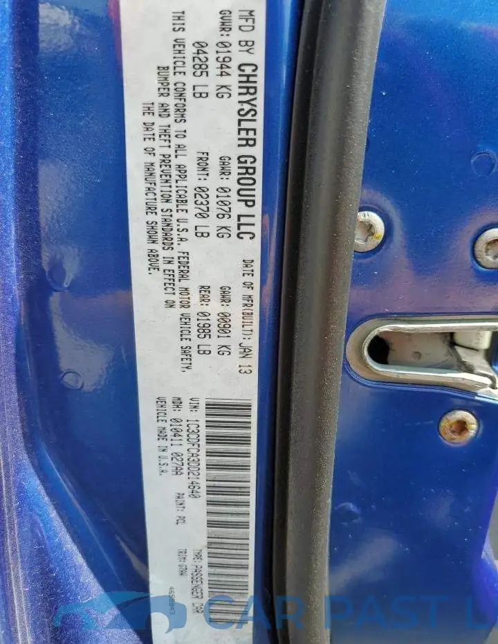 1C3CDFCA3DD214640# 10