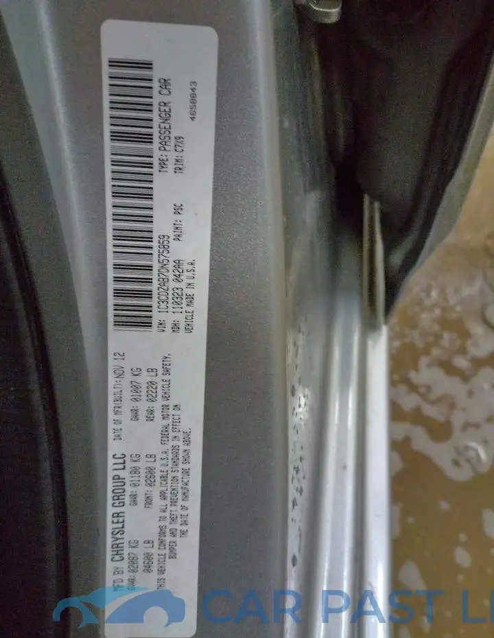 1C3CDZAB7DN575859# 12