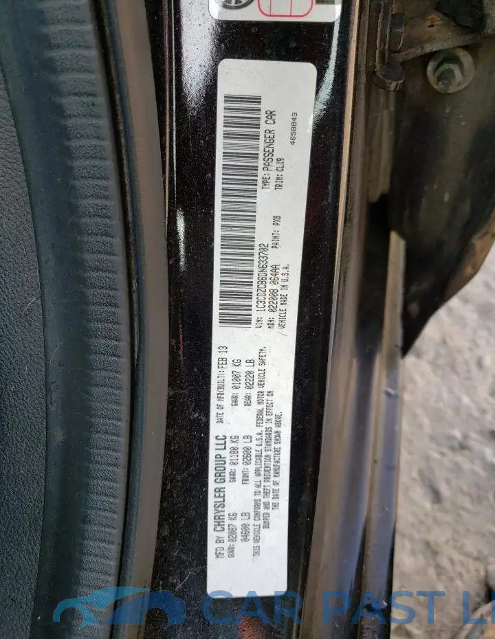 1C3CDZCB6DN633702# 12