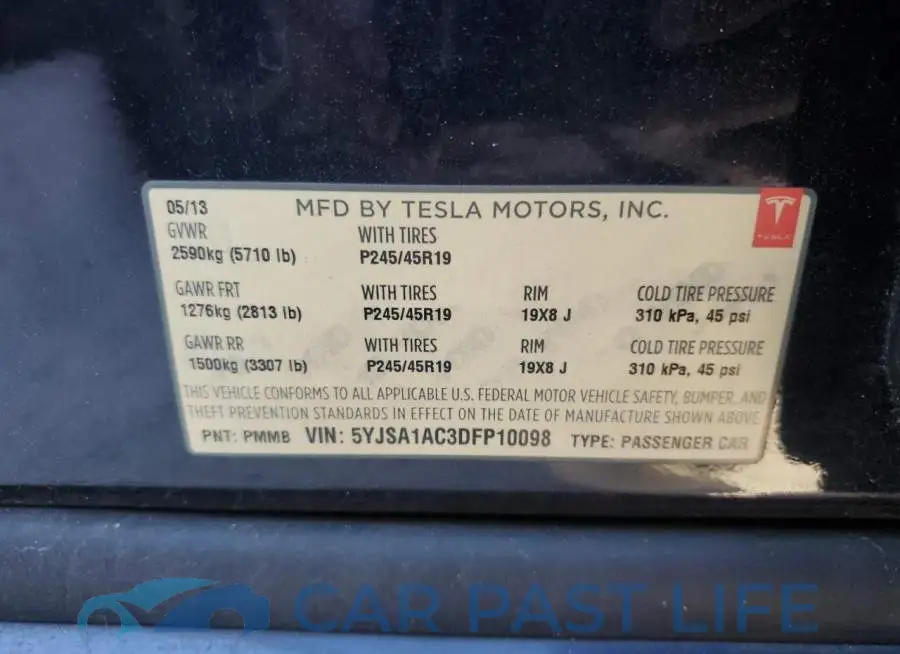 5YJSA1AC3DFP10098# 13
