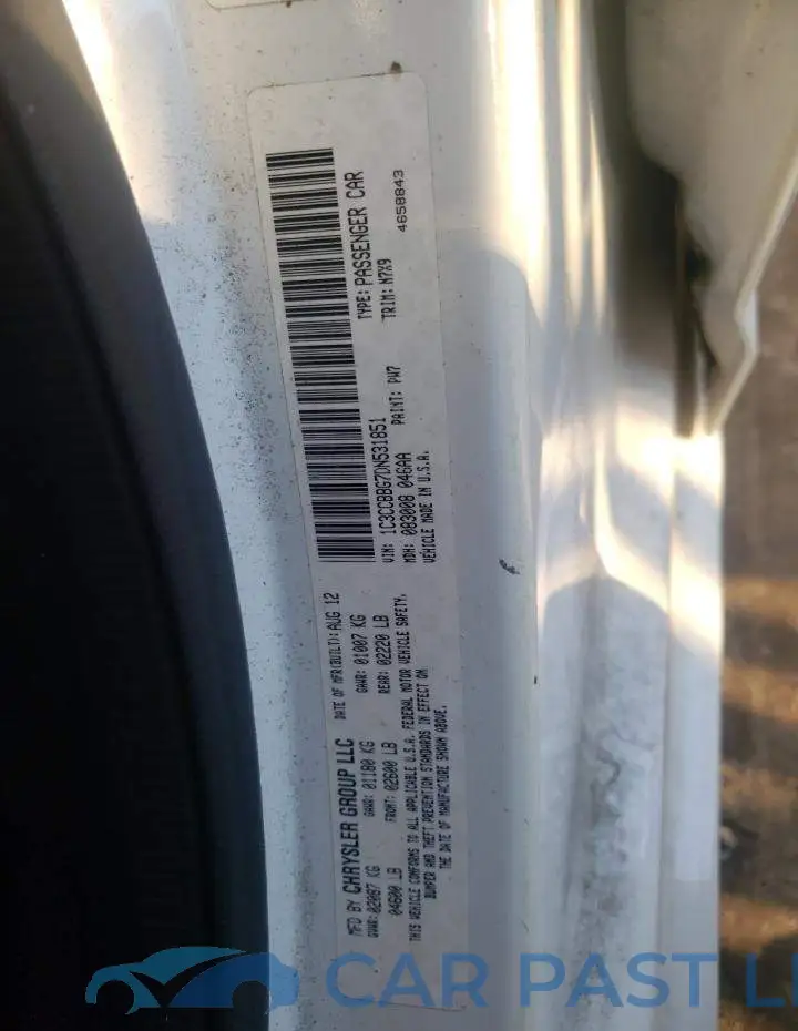 1C3CCBBG7DN531851# 10