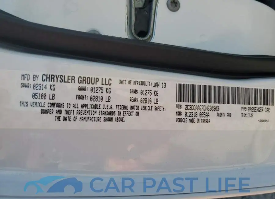 2C3CCAAG7DH630903# 10