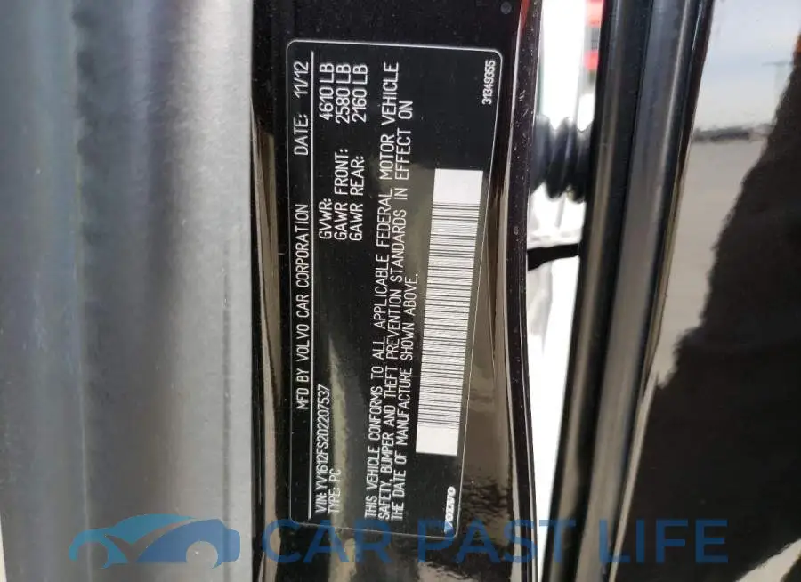 YV1612FS2D2207537# 12