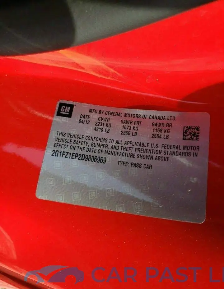 2G1FZ1EP2D9806969# 10