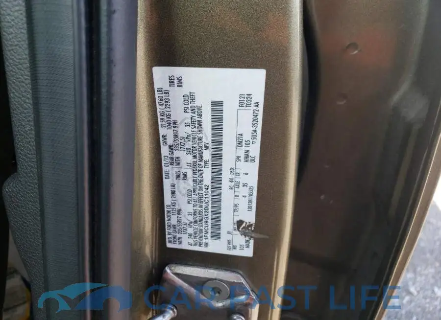 1FMCU9GX2DUC11042# 12