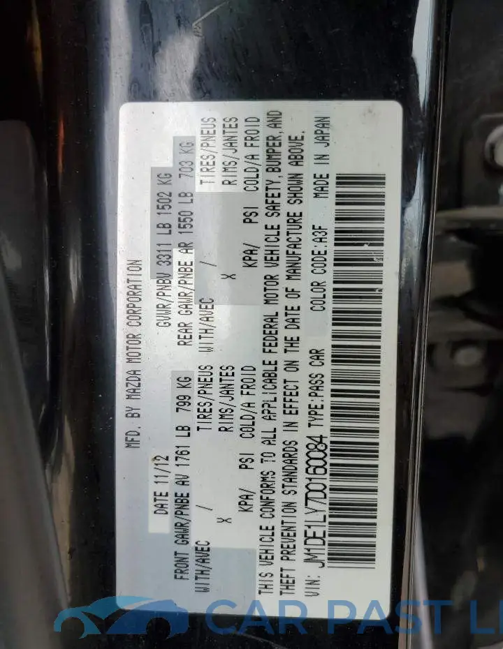 JM1DE1LY7D0160084# 12