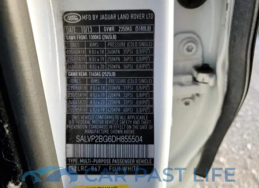 SALVP2BG6DH855504# 12