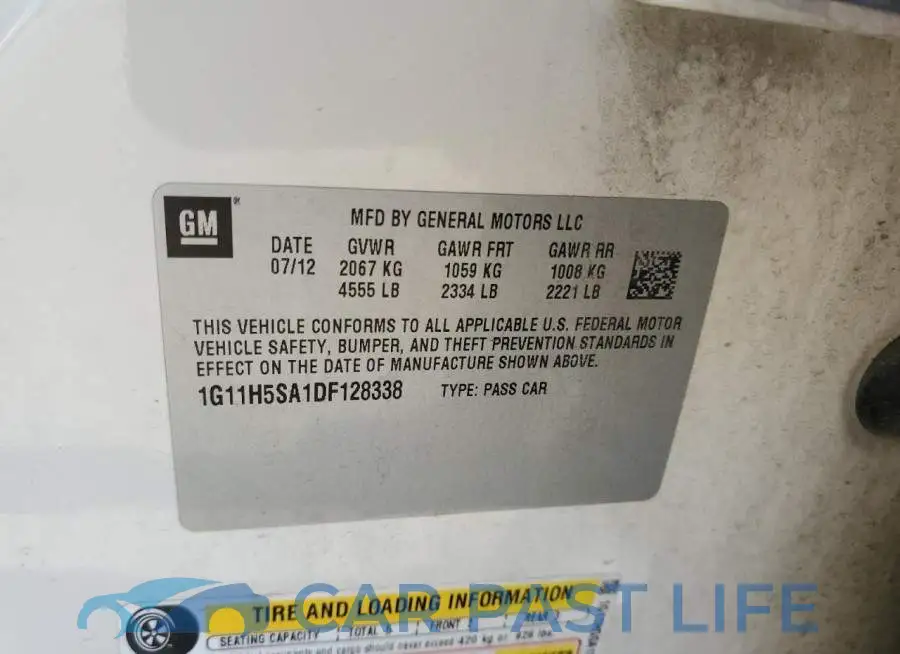 1G11H5SA1DF128338# 10