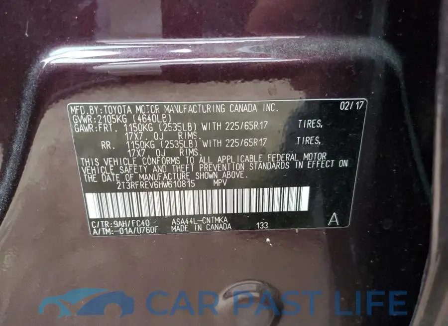 2T3RFREV6HW610815# 13