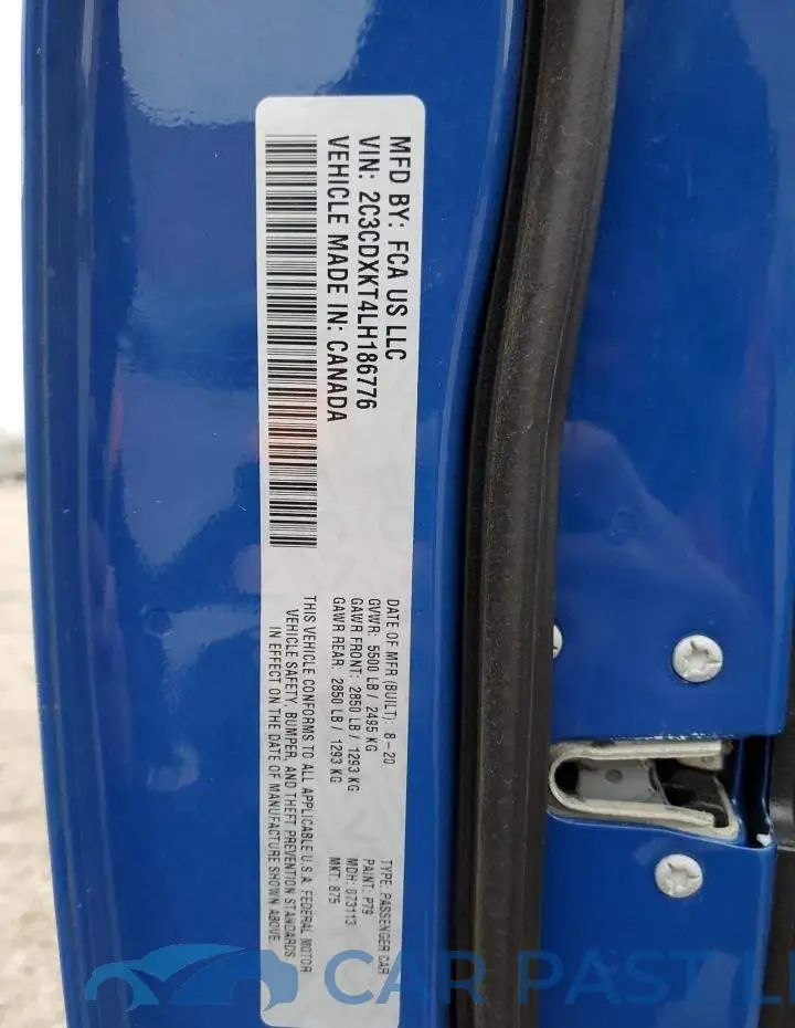 2C3CDXKT4LH186776# 12