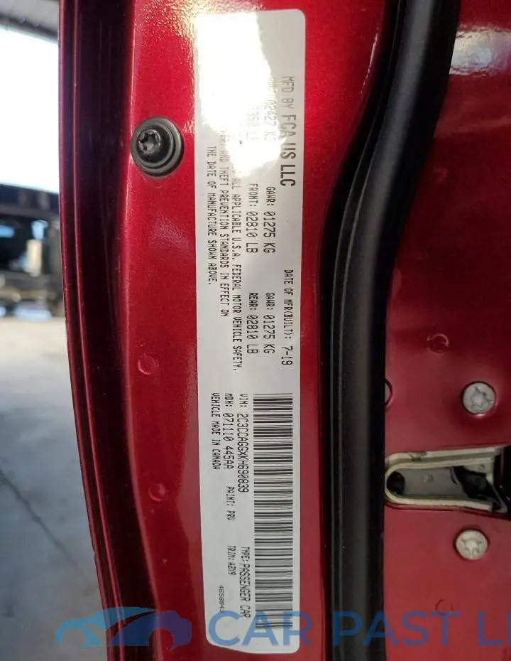 2C3CCAGGXKH690839# 12