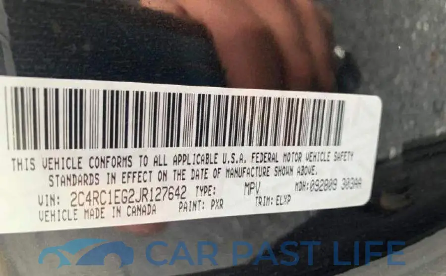 2C4RC1EG2JR127642# 10