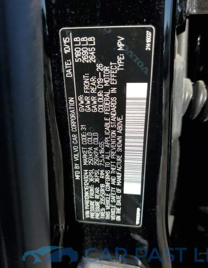 YV4612NK1G1249244# 12