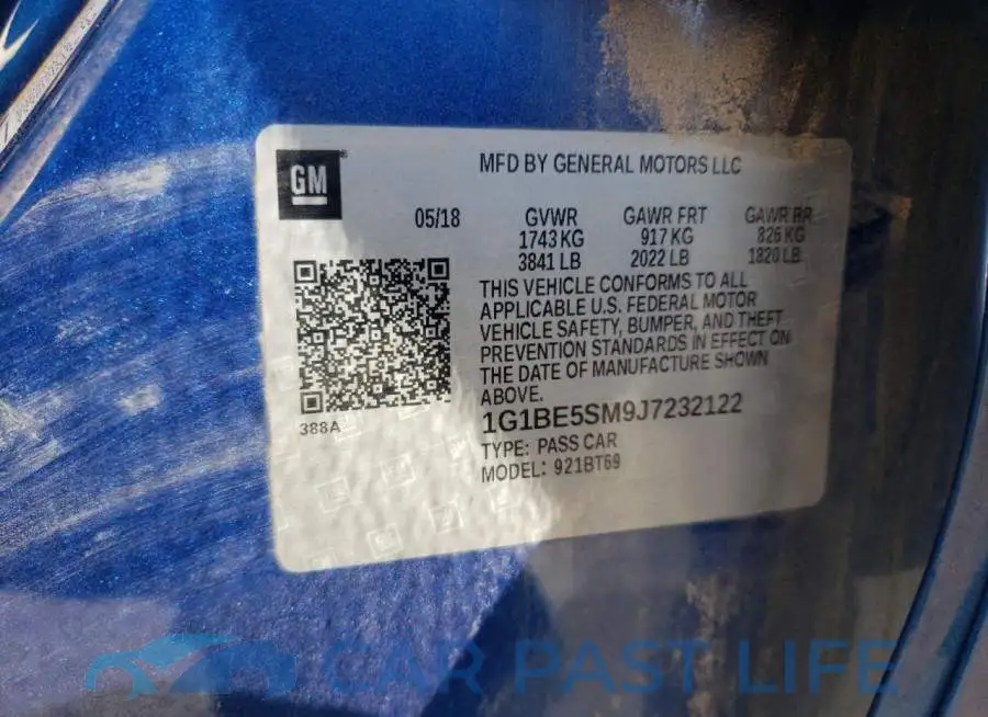 1G1BE5SM9J7232122# 10