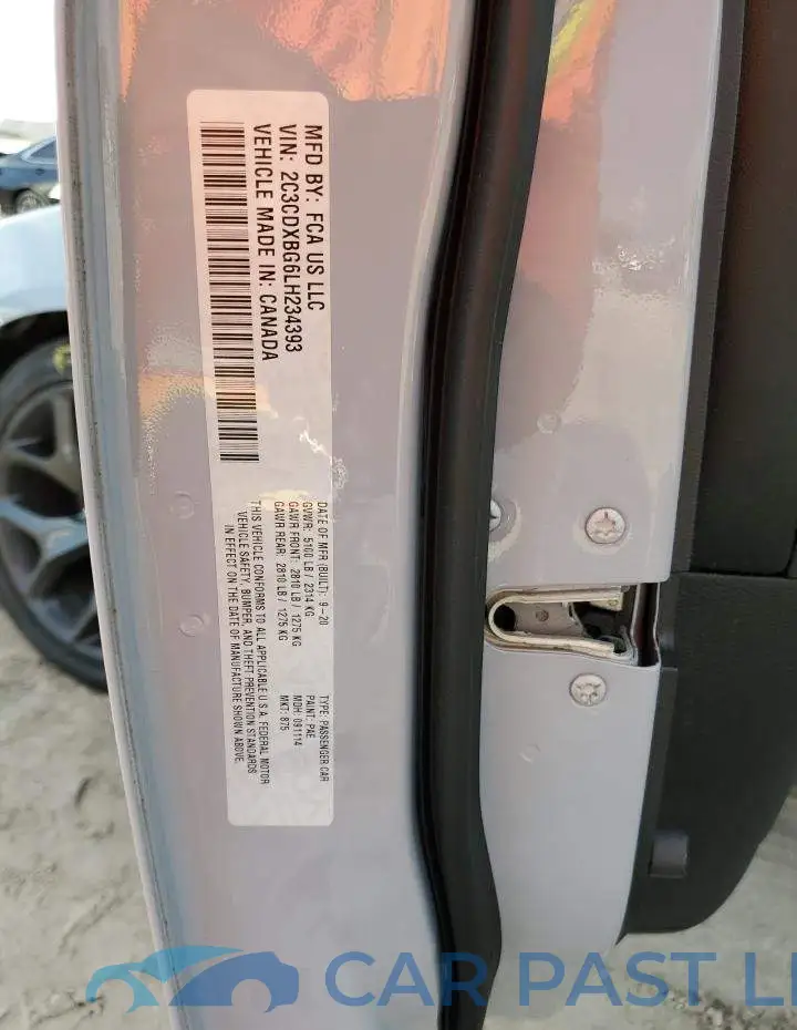 2C3CDXBG6LH234393# 12