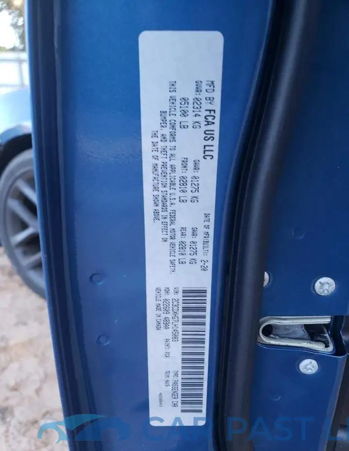 2C3CDXHG7LH145083# 10