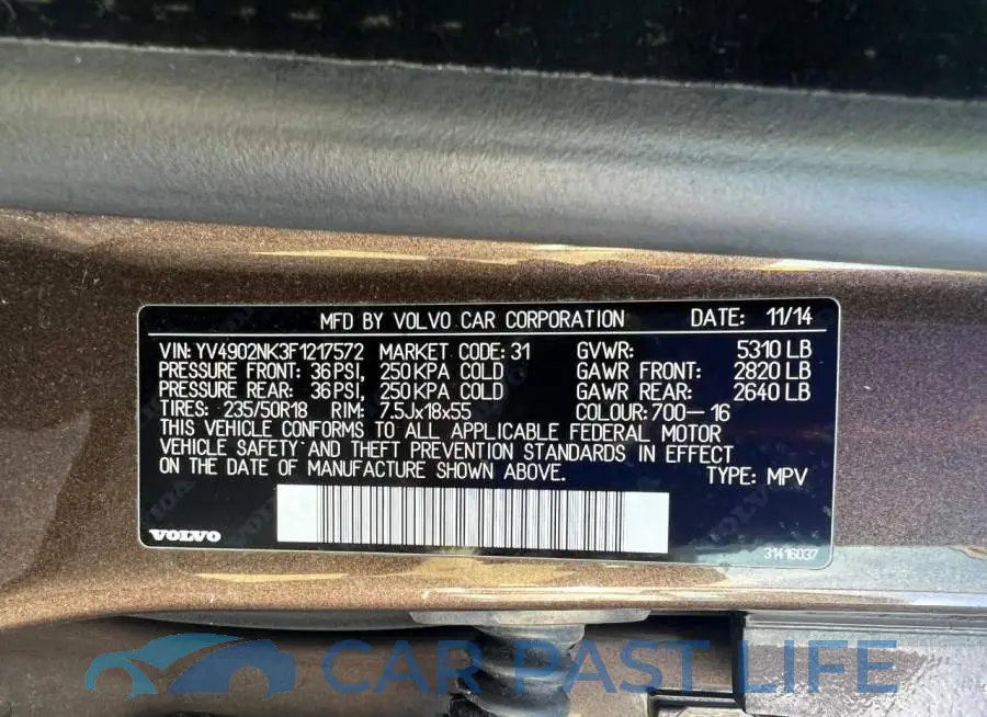 YV4902NK3F1217572# 10