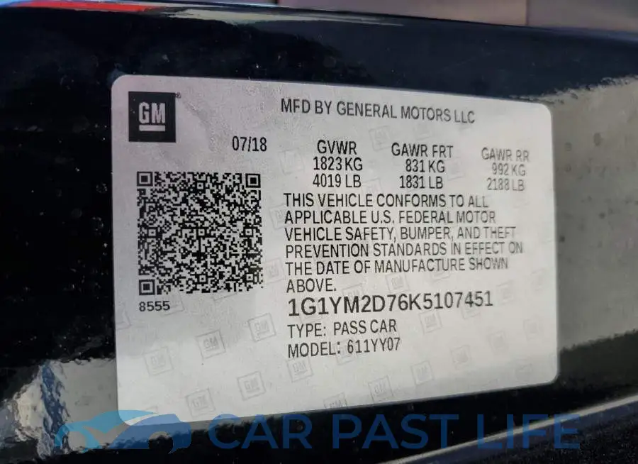 1G1YM2D76K5107451# 12