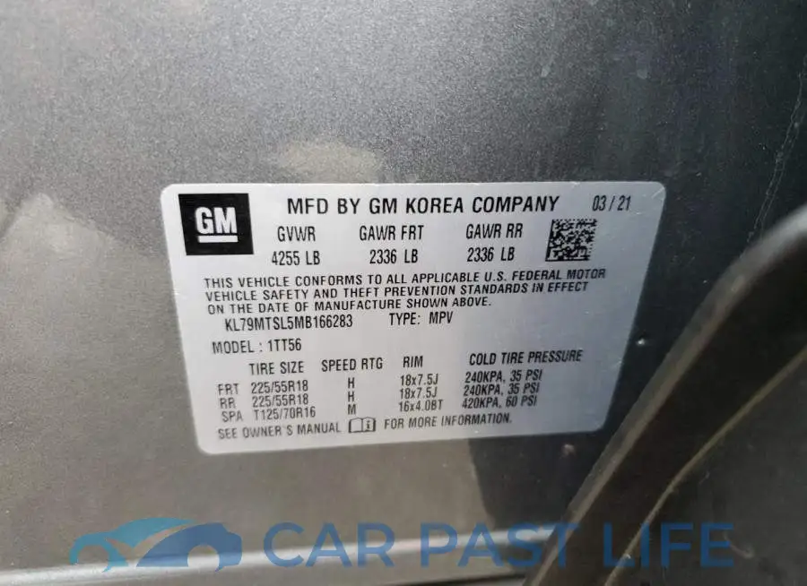 KL79MTSL5MB166283# 13